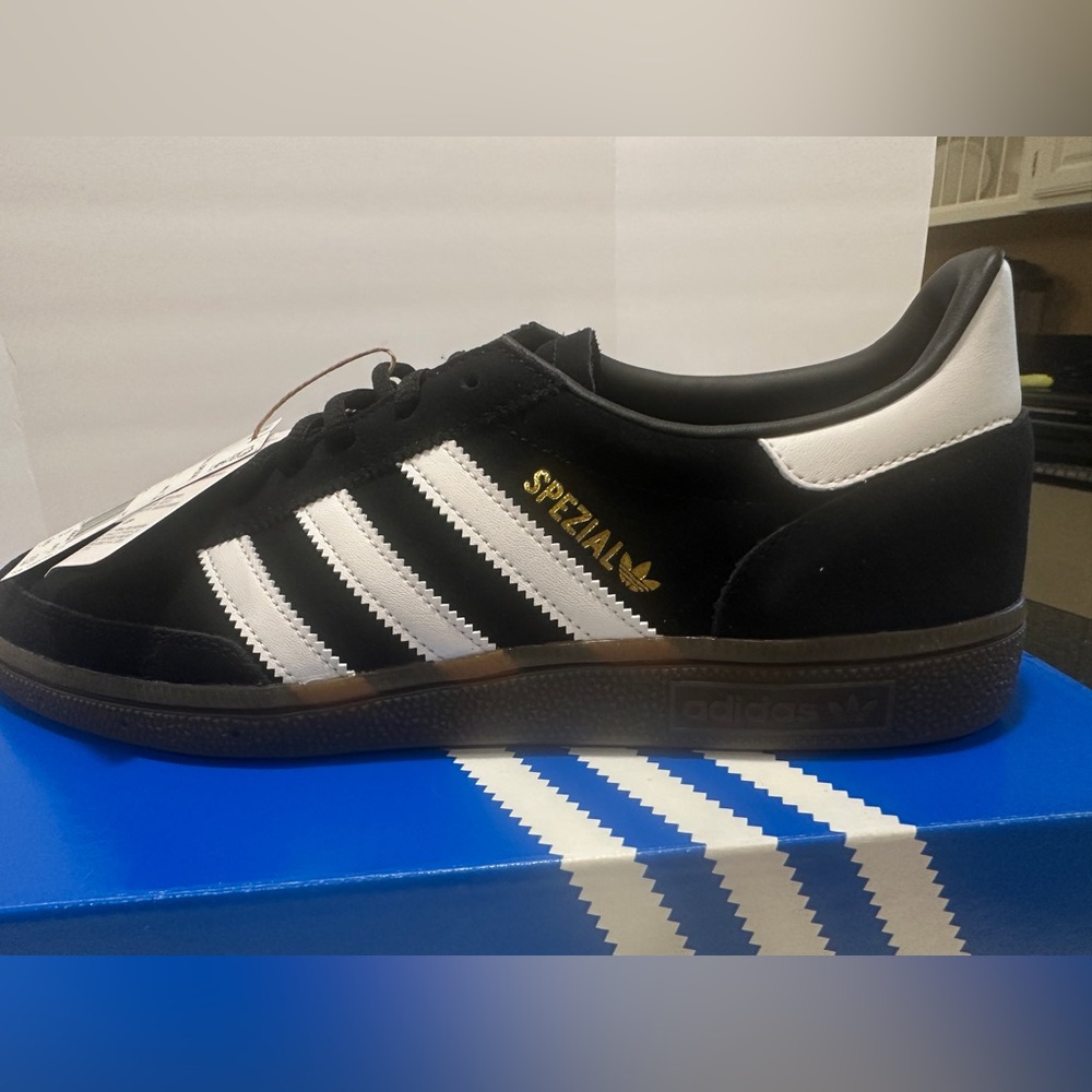 New in Box - Adidas Spezial Black and White Sneakers